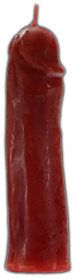 Male Genital / Penis Candle - Red